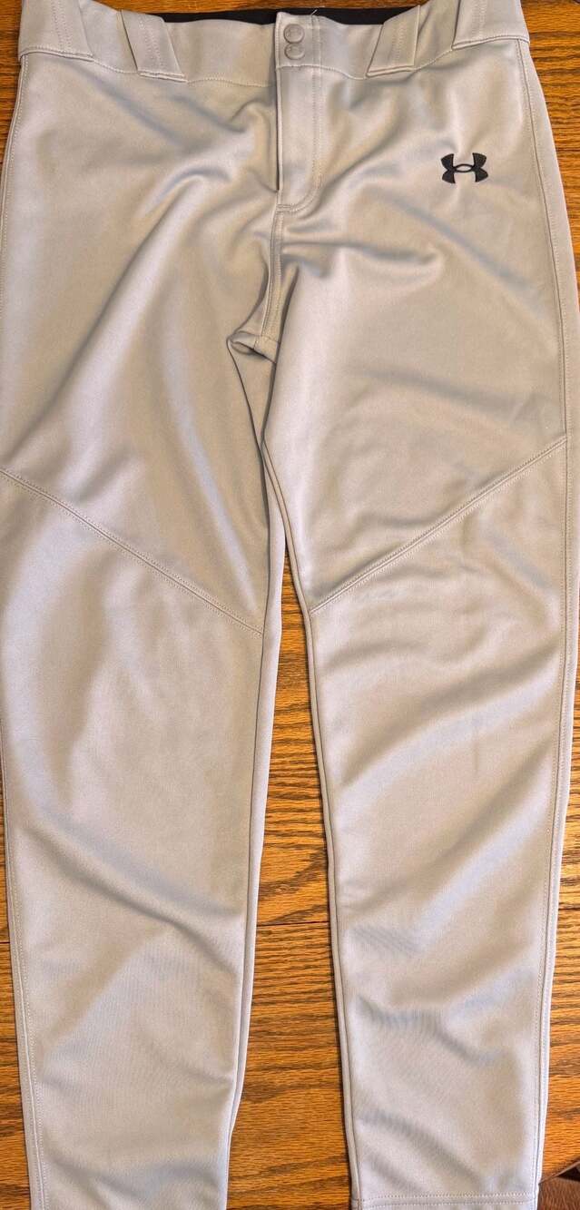 Under Armour Youth XL Grey Baseball Pants
